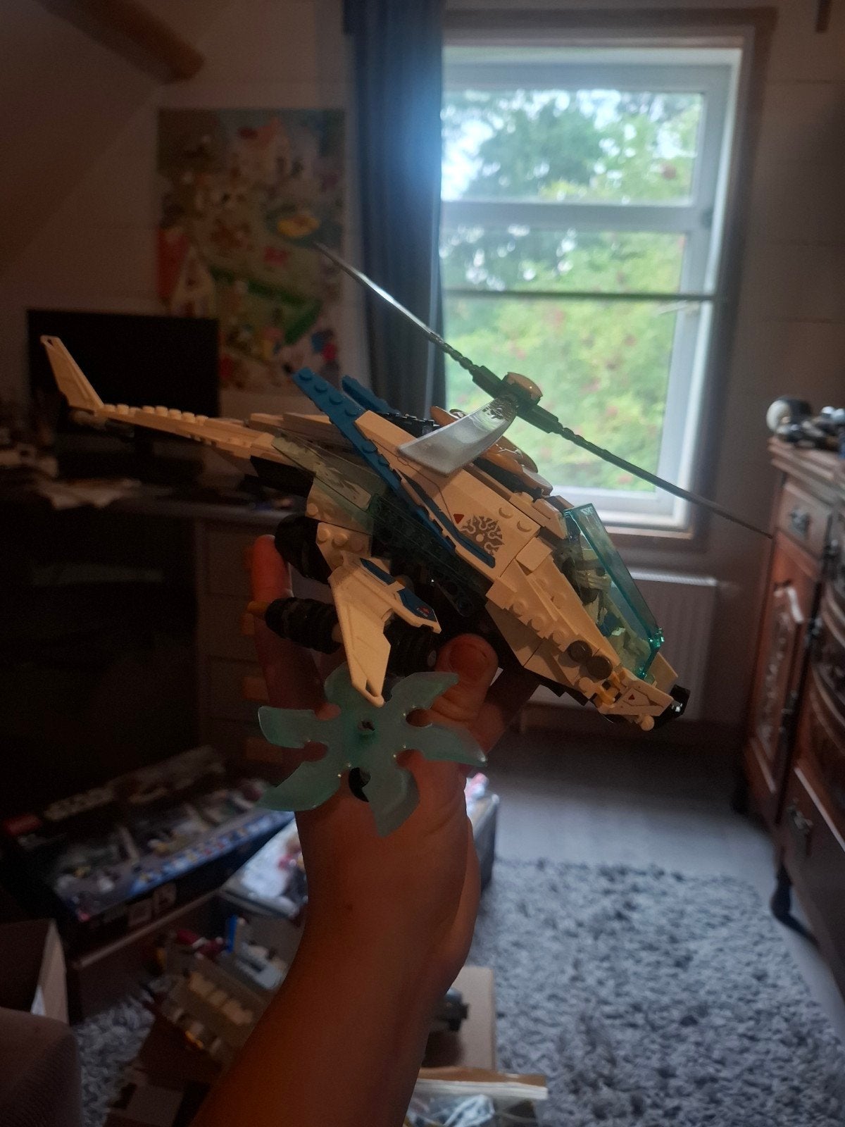 Lego ninjago 70673 Zane's helicopter, Ophalen of Verzenden