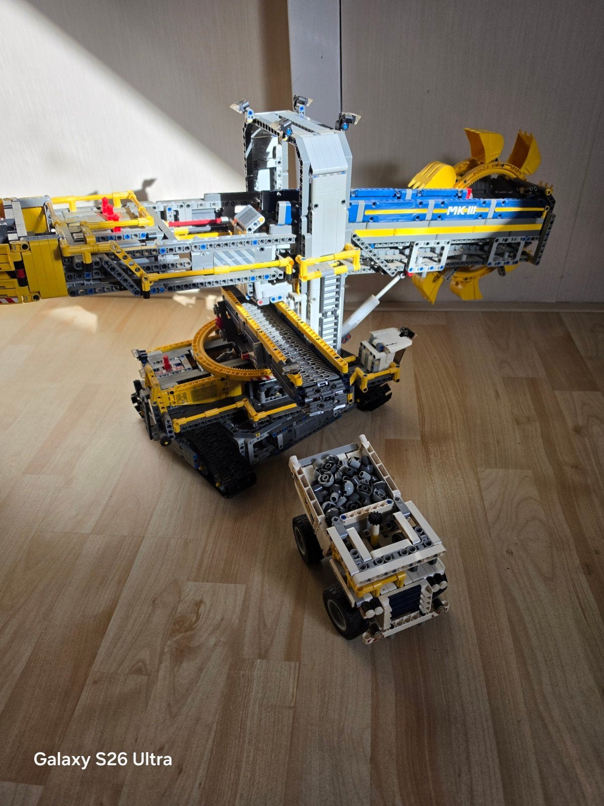 Lego Technic Emmerwielgraafmachine (42055) - Gebruikt, Ophalen, Gebruikt