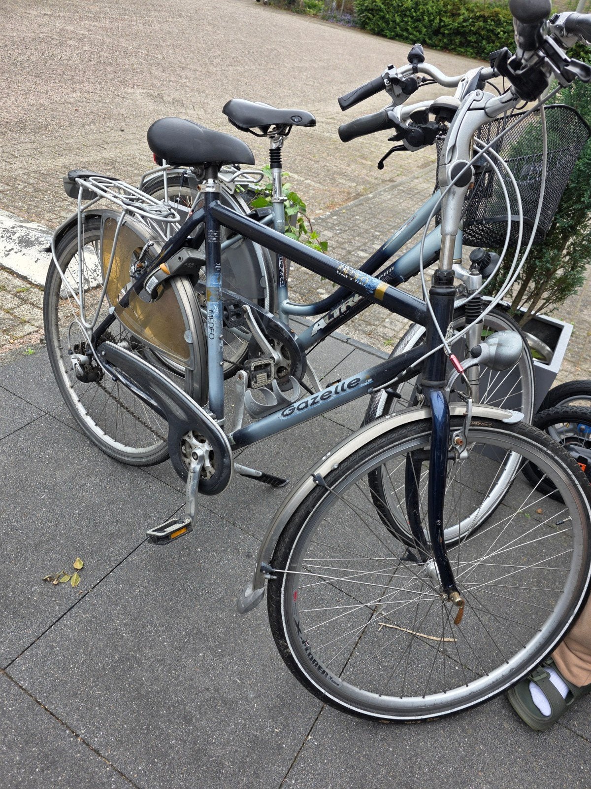 Gazelle herenfiets, Fietsen en Brommers, Fietsen | Heren | Herenfietsen, Ophalen, Gebruikt, Velgrem, Versnellingen