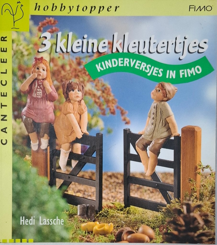 Hobbytopper: 3 kleine kleutertjes kinderversjes in Fimo