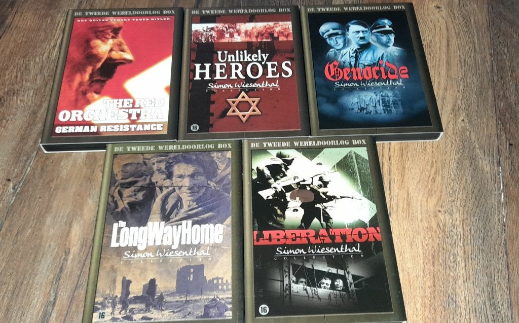 Simon Wiesenthal collectie - 5 titels o.a. Genocide - oorlog, Engels, Nederlands, Zo goed als nieuw, Vanaf 12 jaar