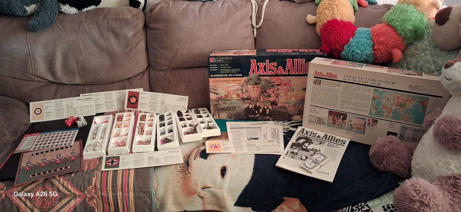 Axis & Allies Bordspel - Klassieke Wereldoorlog II Strategie, Vijf spelers of meer, Ophalen of Verzenden, Gebruikt, Milton Bradley