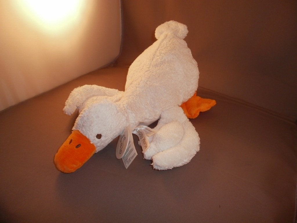 happy horse eend/gans Rattle rammel wit oranje 30 cm van, Happy Horse, Ophalen of Verzenden, Middelgroot (20 tot 80 cm), Eend