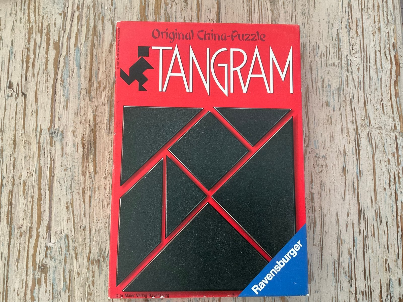 Origineel China-Puzzle TANGRAM van Ravensburger, Hobby en Vrije tijd, Een of twee spelers, Ophalen of Verzenden, Gebruikt