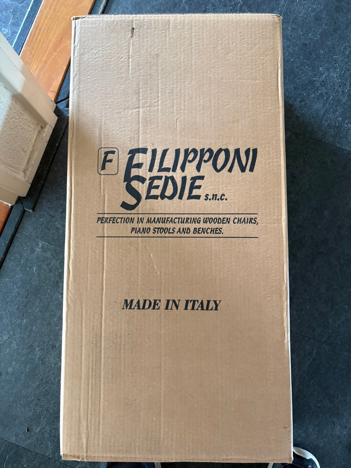 Filipponi Sedie Piano kruk zwart, Ophalen, Nieuw