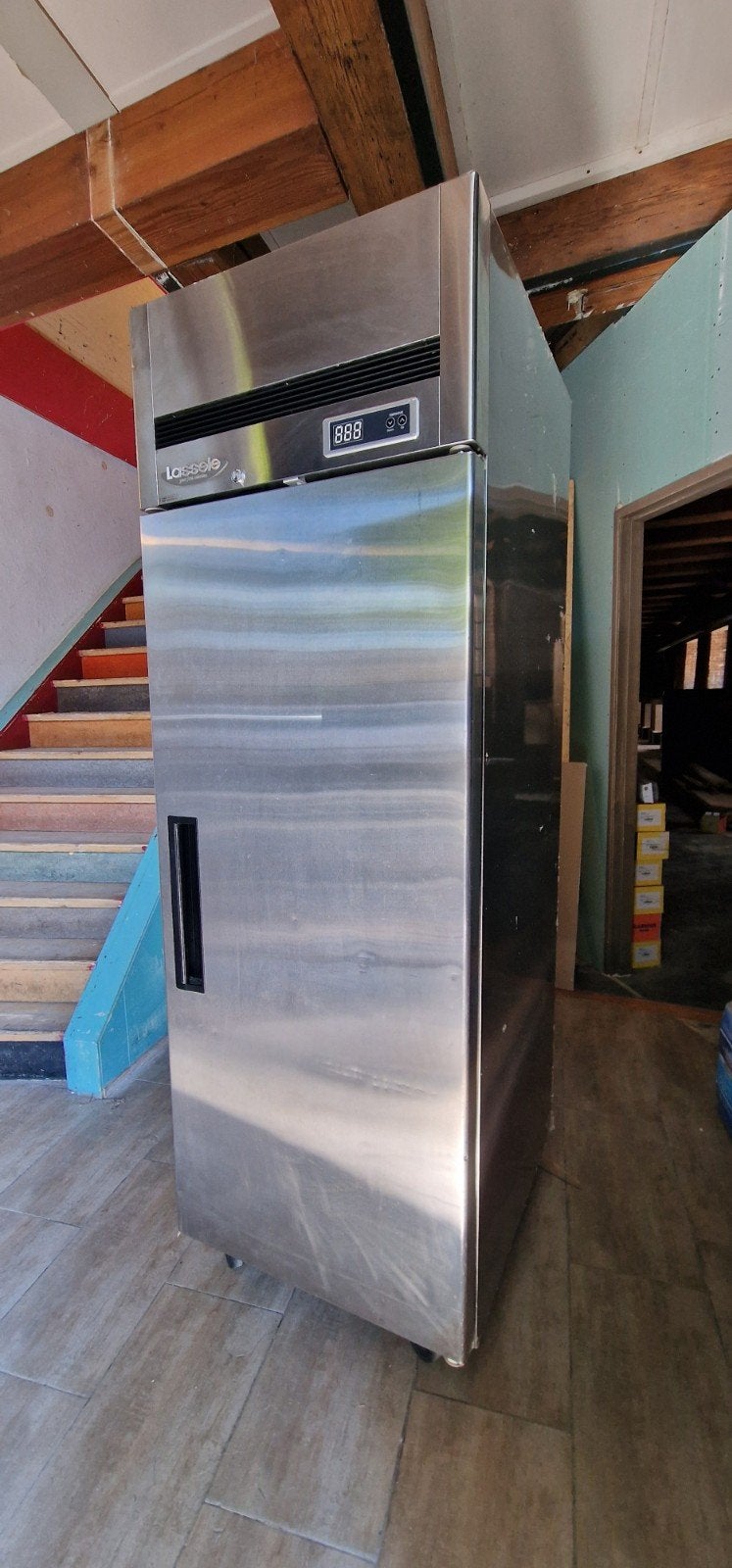 Grote professionele metalen koelkast - Laselle LFT-771E, Witgoed en Apparatuur, Ophalen, 200 liter of meer, 60 cm of meer, 160 cm of meer
