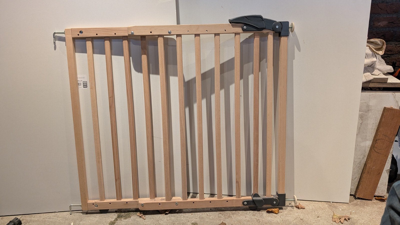 Houten Traphekje - Veiligheid voor Kinderen, Ophalen, Gebruikt, 100 tot 115 cm, Schroefhekje