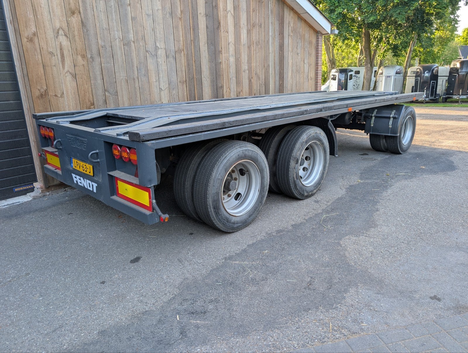 Balenwagen landbouwwagen, Ophalen of Verzenden, Gebruikt