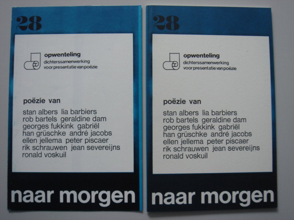 Naar Morgen nr 28, Ophalen of Verzenden, Zo goed als nieuw, Diverse auteurs, Meerdere auteurs