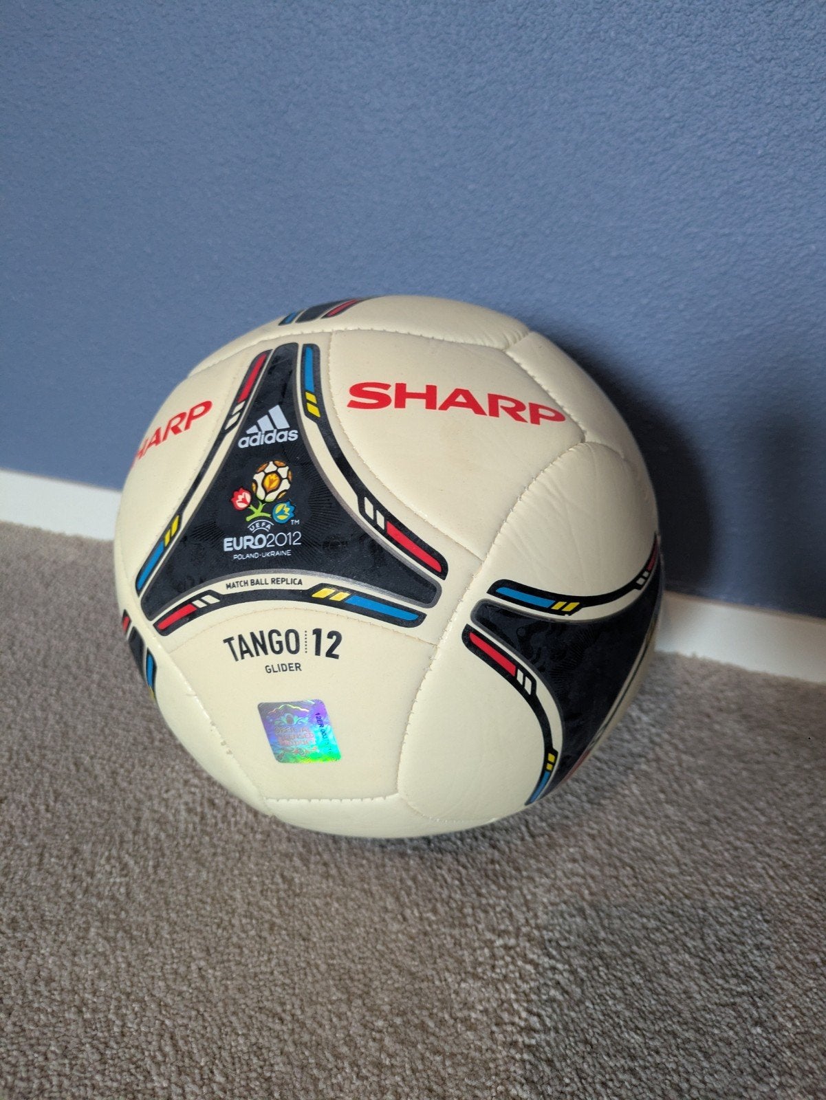Adidas Tango 12 Euro 2012 - SHARP Sponsor-item, Maat XL, Ophalen, Nieuw, Bal