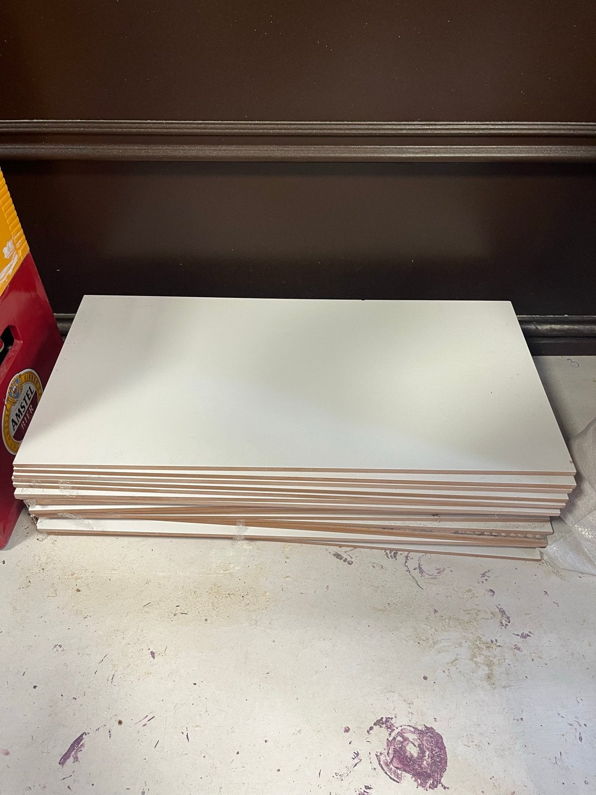 19 gratis witte tegels 60x30 cm - nette staat, Ophalen, 60 cm of meer, Gebruikt, Minder dan 5 m²