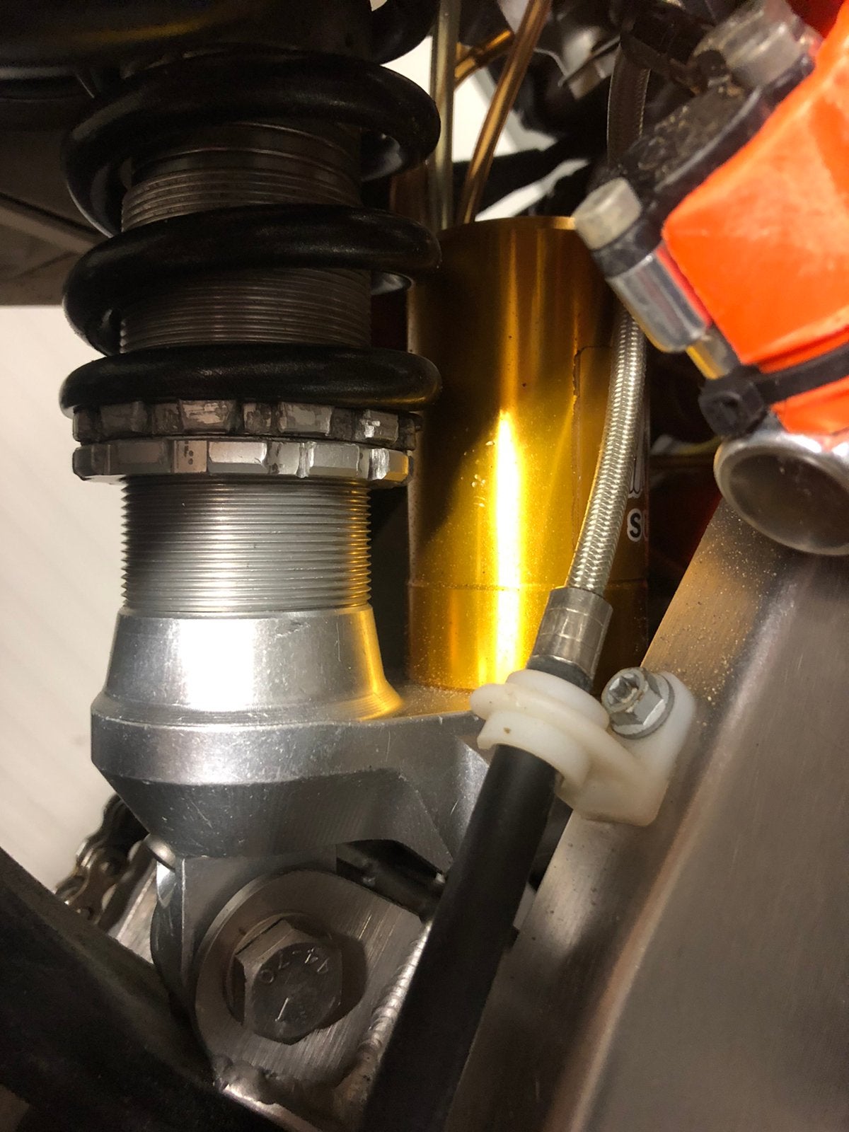 Te koop . Set vering 65 cc  ohlins , super setje, Ophalen of Verzenden