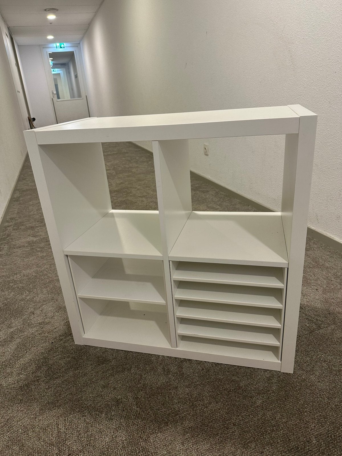 Ikea kallax kast met inzet stukken, Ophalen, Zo goed als nieuw