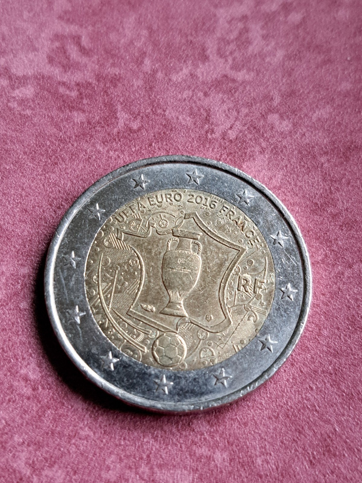 2 euro cc Frankrijk 2016 EK Voetbal, Ophalen of Verzenden, Frankrijk, 2 euro