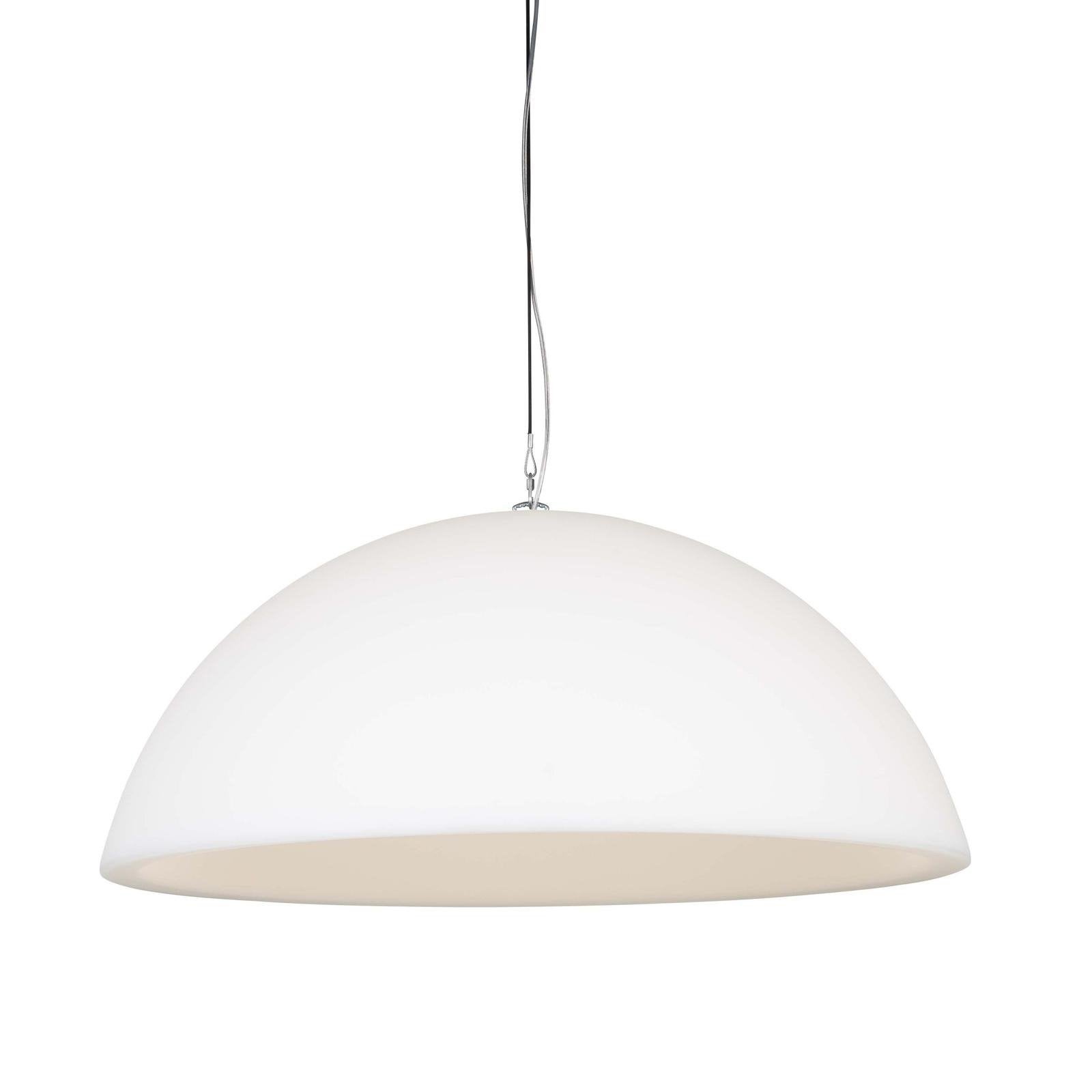 Foto 2 van Mooie Basic Dome 90 cm hanglamp wit