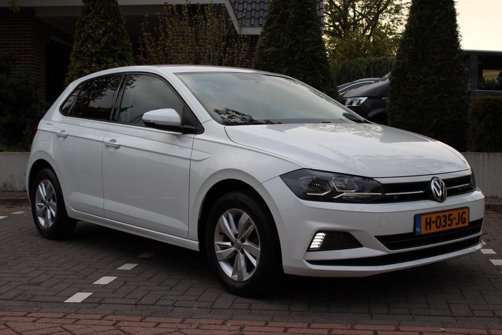 Volkswagen Polo 1.0 TSI 95pk 2019 Wit, Auto's, Volkswagen, Polo, Airbags, Airconditioning, Android Auto, Apple Carplay, Bluetooth