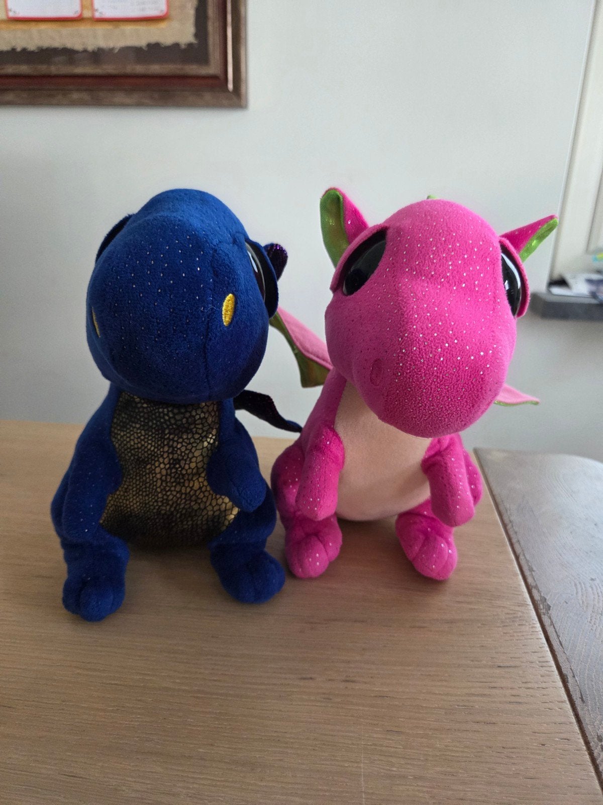 Ty Beanie Boos Draken - Saffire & Darde (2 stuks), Kinderen en Baby's, Speelgoed | Knuffels en Pluche, Dinosaurus, Ophalen of Verzenden