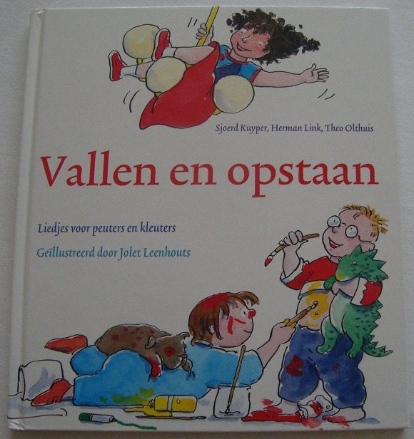 Vallen en opstaan - liedjes voor peuter en kleuters - hc, Ophalen of Verzenden, Zo goed als nieuw, Kuyper & Link & Olthuis, 2 tot 3 jaar