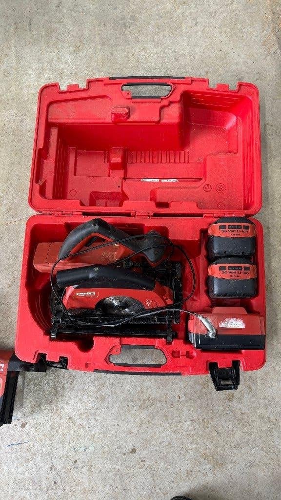 Hilti WSC 70-A36 Accu Cirkelzaag Set (36V), Doe-het-zelf en Verbouw, Gereedschap | Zaagmachines, Gebruikt, Cirkelzaag, 1200 watt of meer