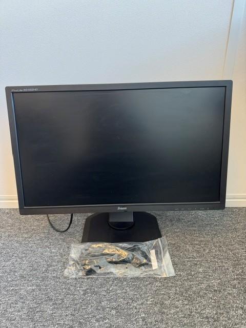3x Iiyama ProLite 24inch full HD monitoren, Computers en Software, Monitoren, Zo goed als nieuw, 60 Hz of minder, DVI, VGA, In hoogte verstelbaar