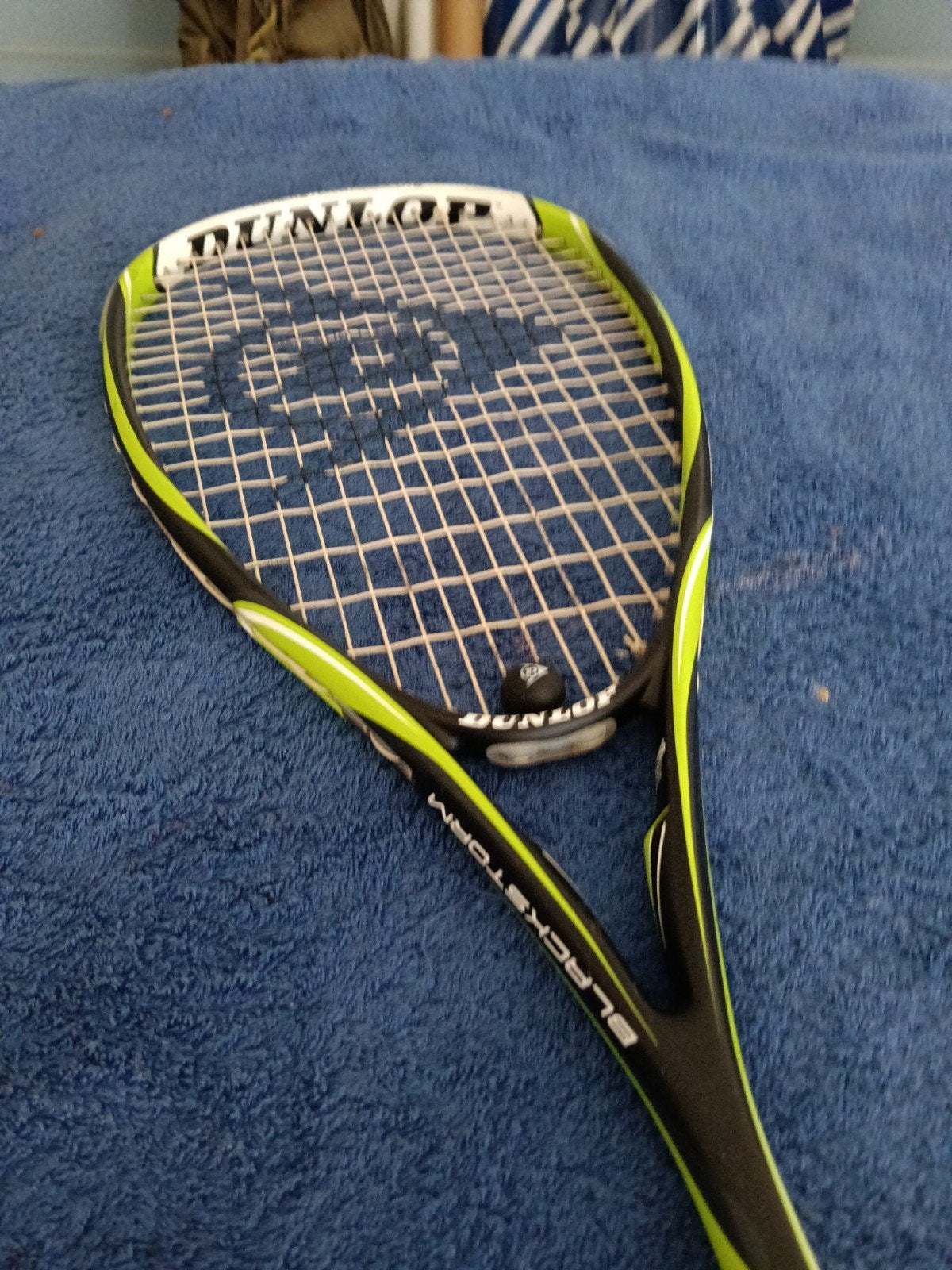 DUNLOP BLACKSTORM ADVANCED CONTROL SYSTEM SQUASH RACKET, Sport en Fitness, Squash, Ophalen
