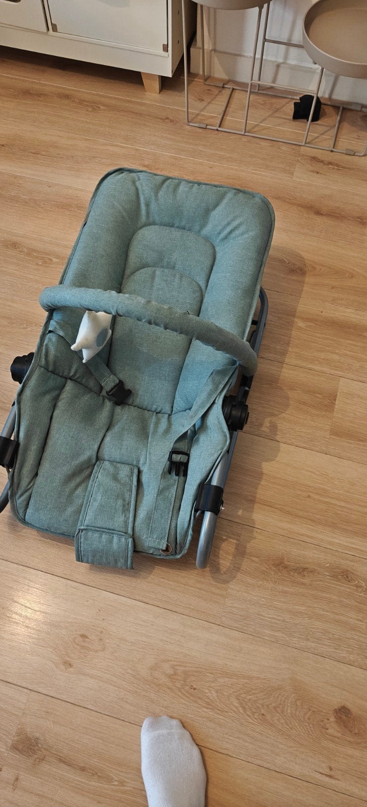 Tompark green wipstoel (rock not bounce) I'm good condition, Kinderen en Baby's, Ophalen, Zo goed als nieuw
