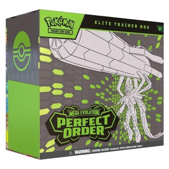 Pokémon TCG Elite Trainer Box: Mega Evolution Perfect Order, Ophalen of Verzenden, Nieuw, Overige typen