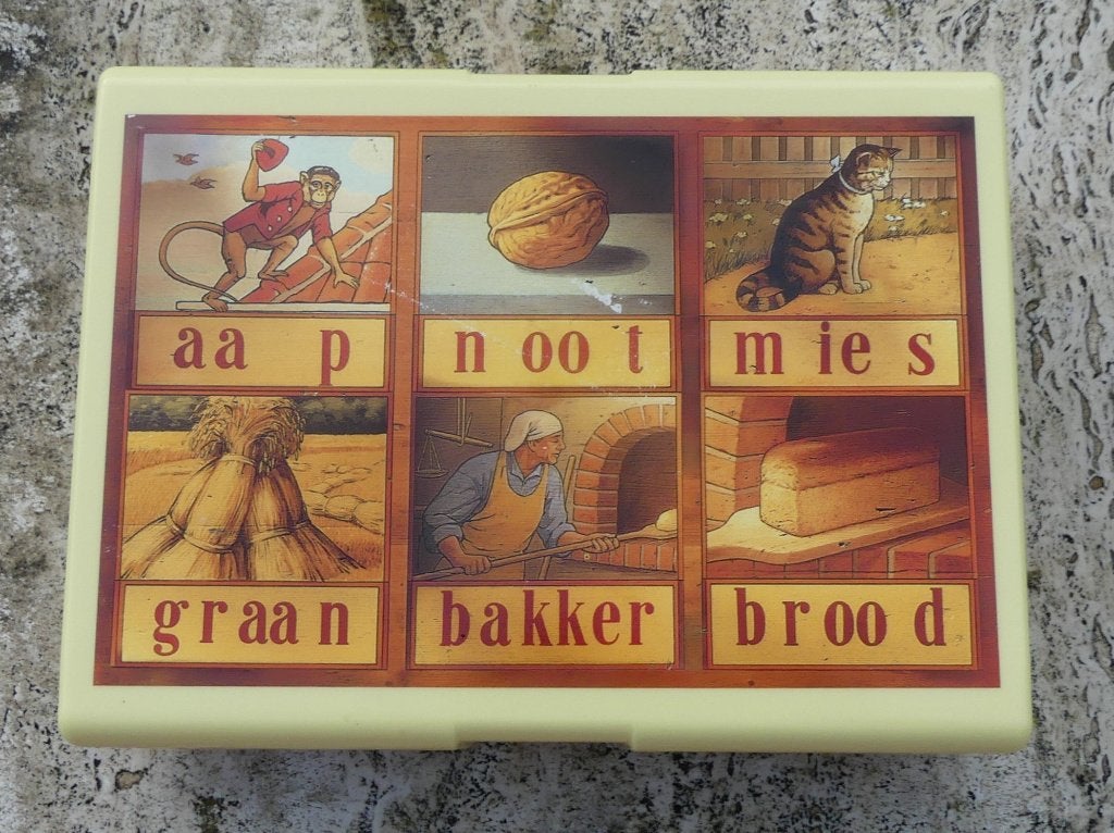Tarvo 4 Aap Noot Mies Ontbijtborden + de Brood trommel, Overige merken, Nieuw, Ophalen of Verzenden, Bord(en)