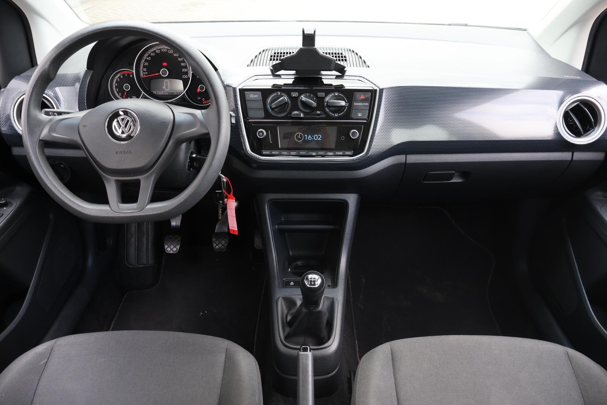Volkswagen Up! 1.0 BMT move up! 2e Eigenaar | Dealer onderh, Auto's, Voorwielaandrijving, Dealer onderhouden, Stof, Gebruikt