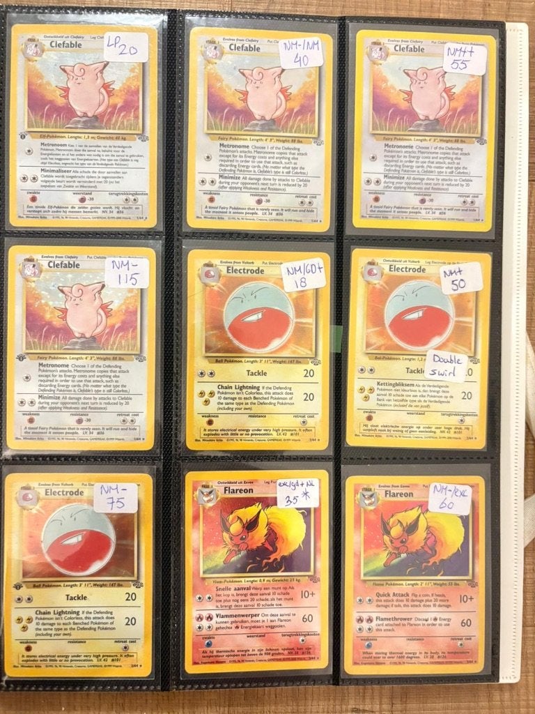 Pokemon Jungle Set kaarten, Ophalen of Verzenden, Zo goed als nieuw, Meerdere kaarten