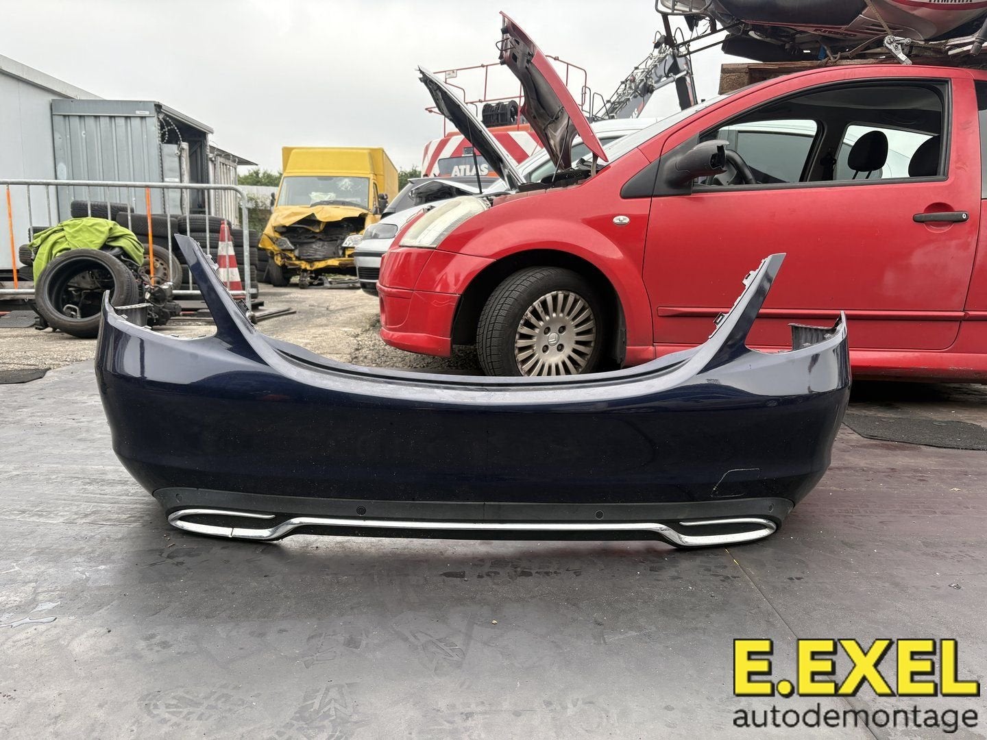 Achterbumper Mercedes C Klasse W205 2014-18, Gebruikt, -, Ophalen of Verzenden, Achter