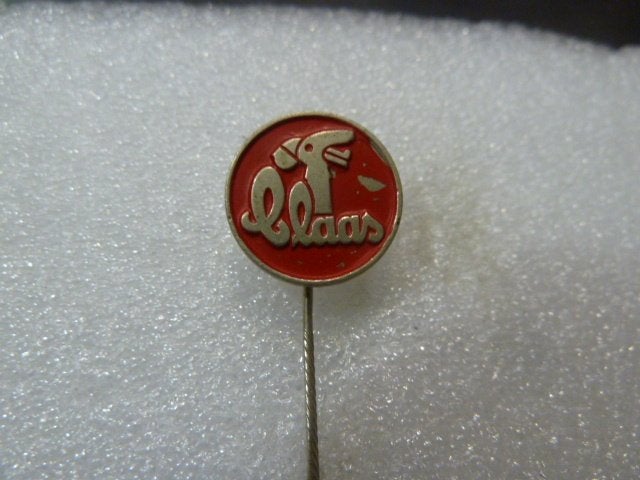 Vintage Claas Speldje - Landbouwmachines Logo Pin, Ophalen of Verzenden, Gebruikt, Merk, Speldje of Pin