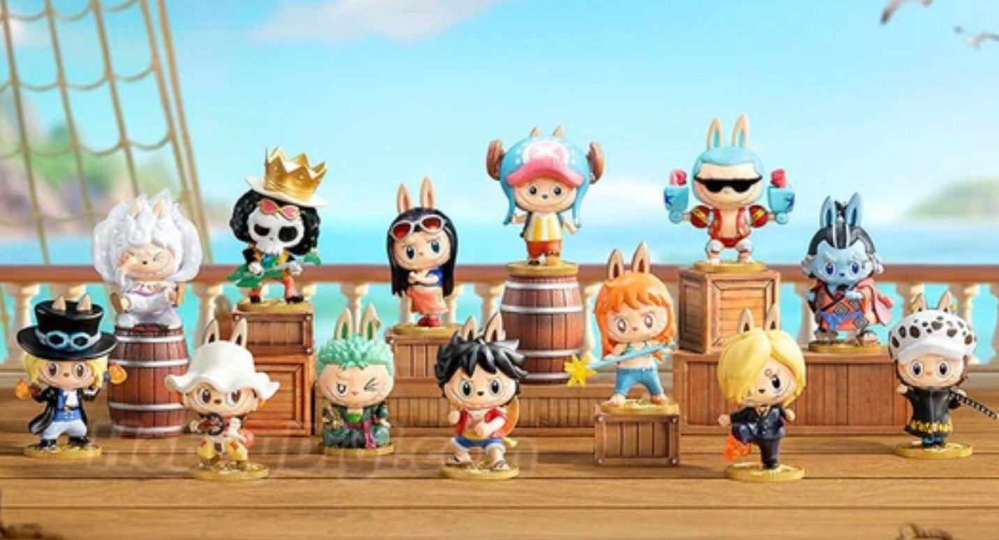 100% origineel Labubu The Monsters One Piece Pop Mart Luffy, Ophalen of Verzenden, Nieuw
