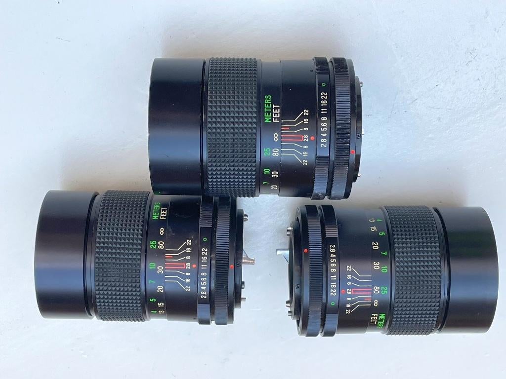 Vivitar 135mm f2.8 (Canon FD mount) (made by KOMINE !), Ophalen of Verzenden, 1960 tot 1980