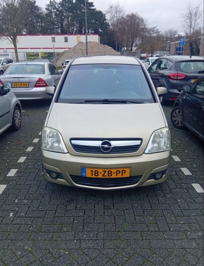 Opel Meriva 1.6 16V 77KW Easytronic 2007 Beige, Auto's, Opel, 15 km/l, 4 cilinders, Beige, Origineel Nederlands