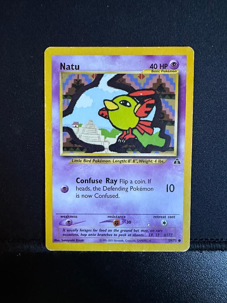 Natu (59/75) - Neo Discovery - Good, Ophalen of Verzenden, Gebruikt, Speelkaart(en)