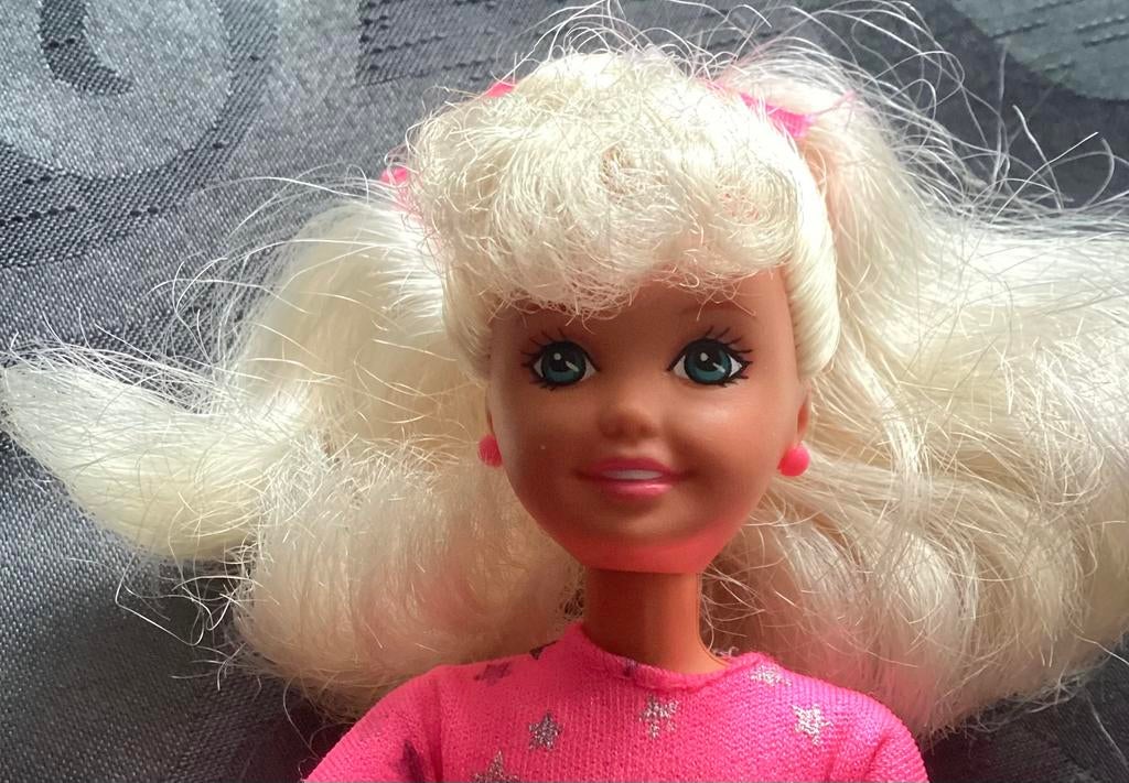 (Barbie) Gymnast Stacie, zusje vanBarbie,1995, Mattel,#14609, Ophalen, Zo goed als nieuw