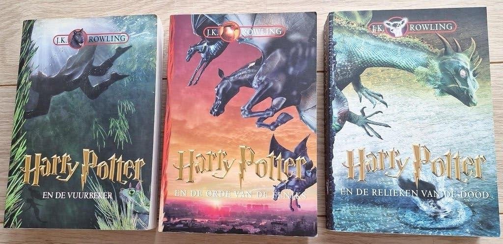 Harry Potter - div. boeken (J.K. Rowling)., Boeken, Ophalen of Verzenden, Gelezen, J.K. Rowling