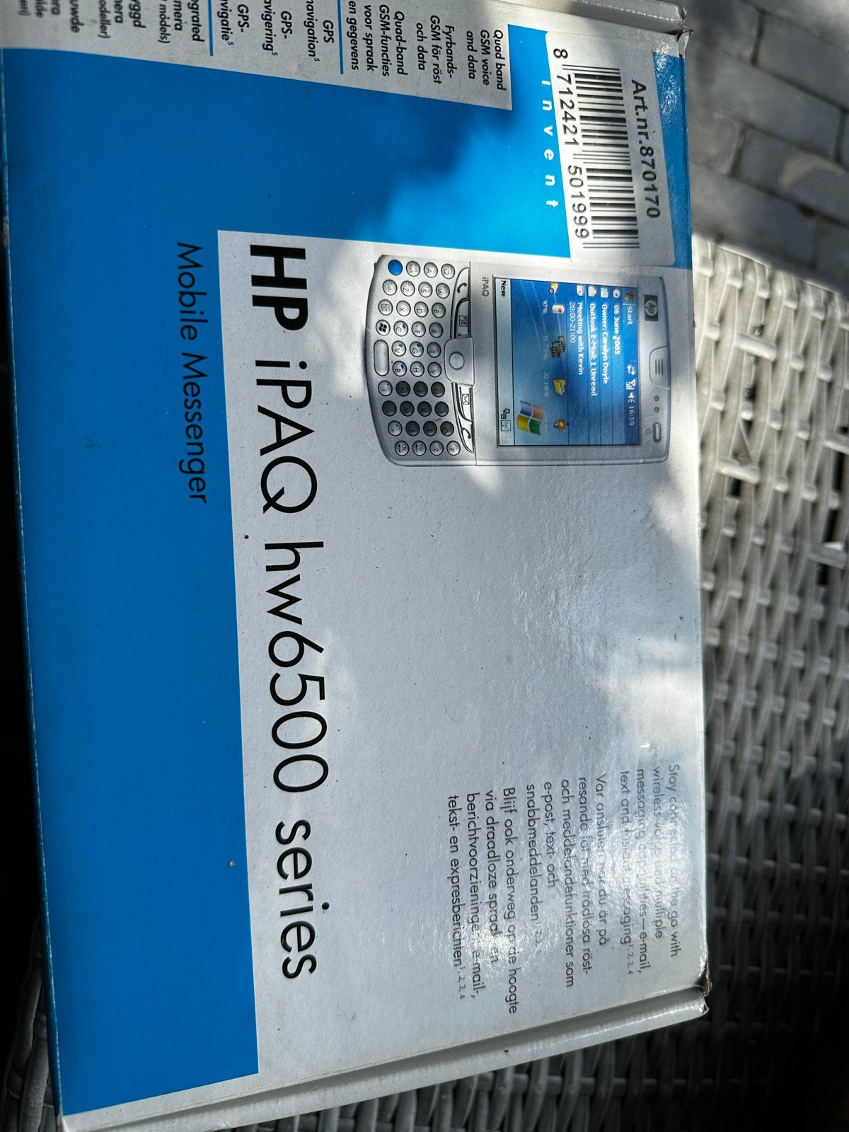 HP iPAQ hw6500 series Mobile Messenger PDA, Telecommunicatie, Pda's, Overige merken, Gps-ontvanger, Ophalen of Verzenden, Zo goed als nieuw