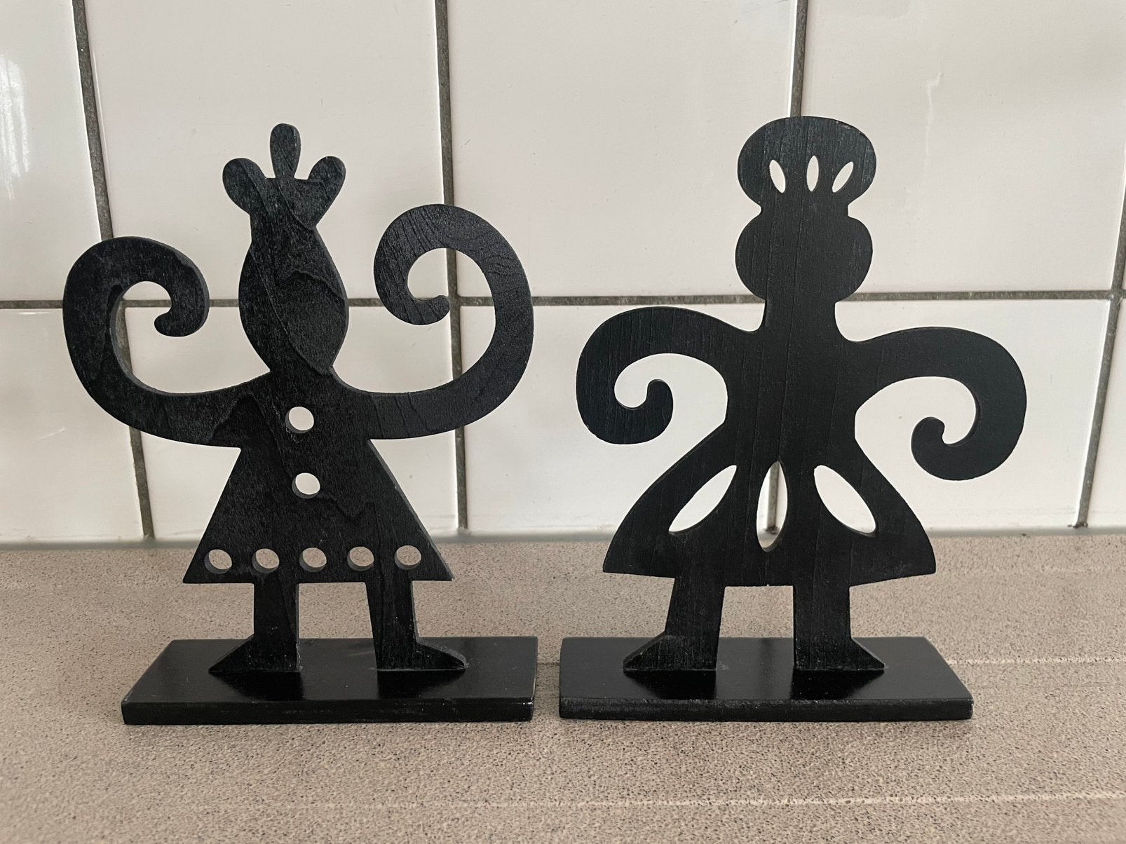 IKEA houten silhouten hout Bengt & Lotta Zweden, Ophalen of Verzenden, Zo goed als nieuw