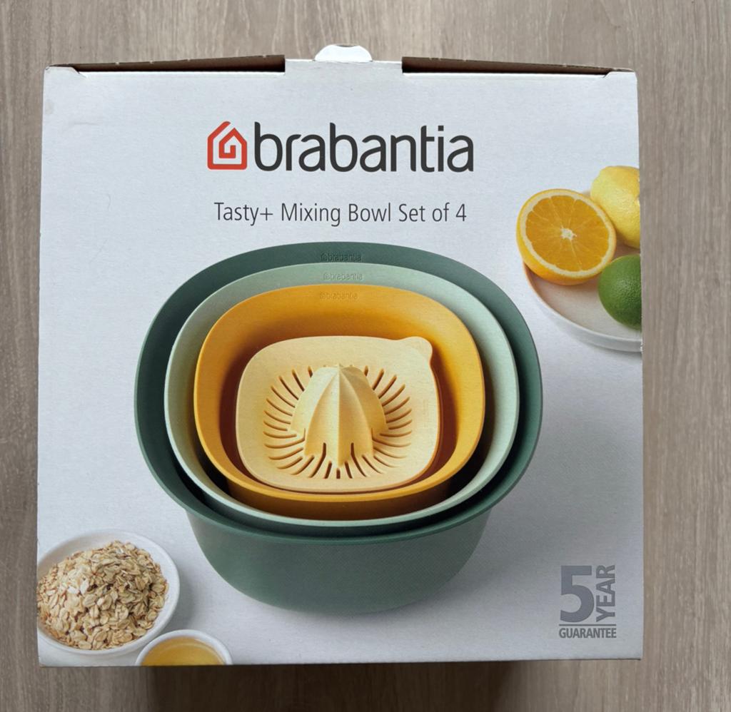 Brabantia set kommen en citruspers nieuw, Overige typen, Kunststof, Nieuw, Ophalen of Verzenden