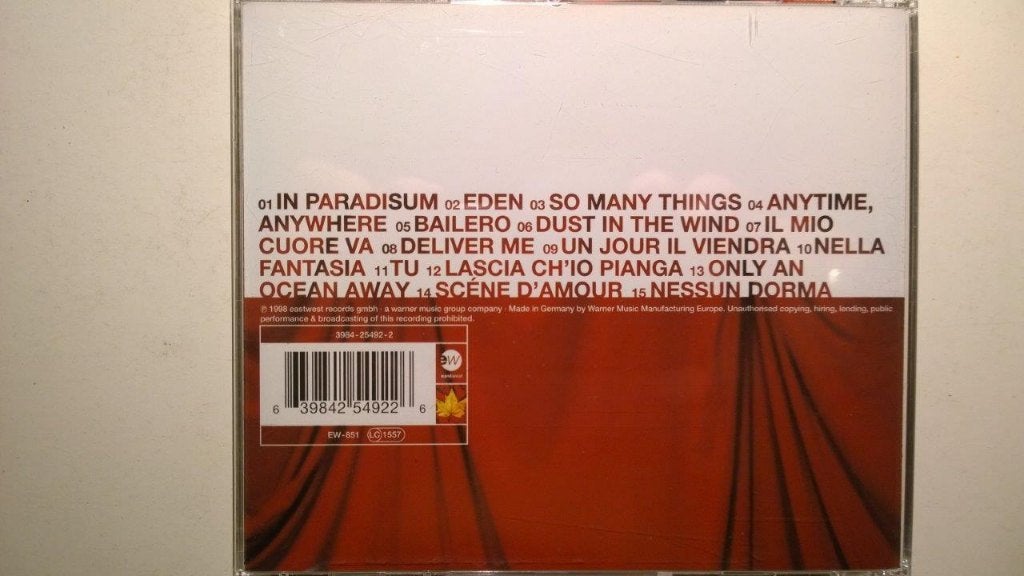 Sarah Brightman - Eden, Ophalen of Verzenden, Zo goed als nieuw, Pop, Album