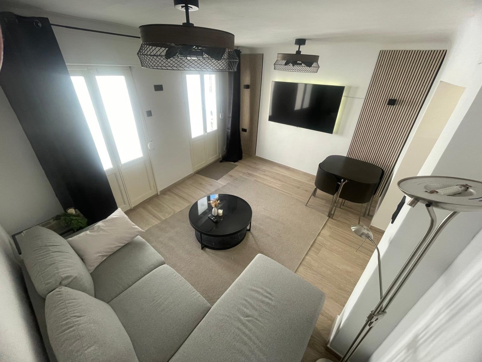 Appartement Santa Pola, zeezicht, strand & airport dichtbij, 2 slaapkamers, Costa Blanca, Appartement, Stad
