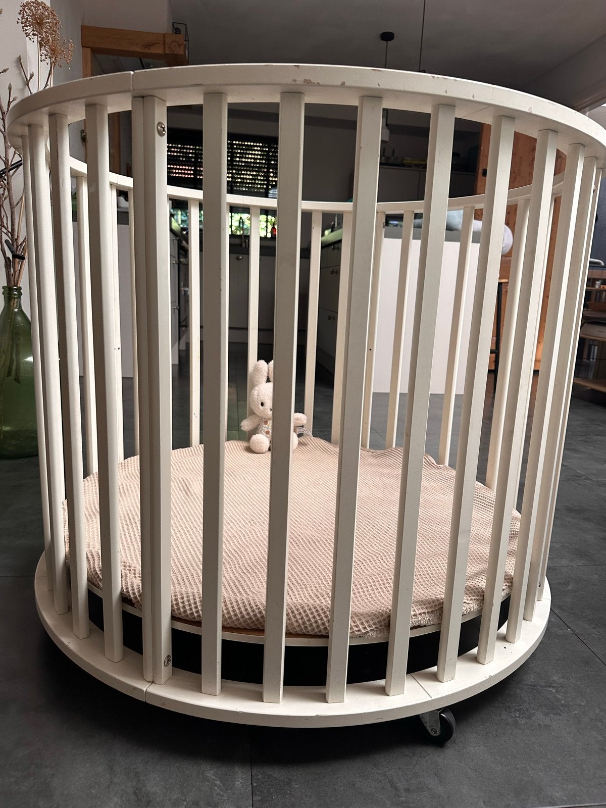 Stokke Sleepi Mini Wieg - Rond en Verrijdbaar, Ophalen, Gebruikt, Overige typen