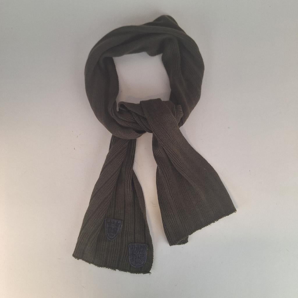 Wollen heren sjaal, shawl, das, mosgroen sjaal heren, Kleding | Heren, Mutsen, Sjaals en Handschoenen, Ophalen of Verzenden, Zo goed als nieuw
