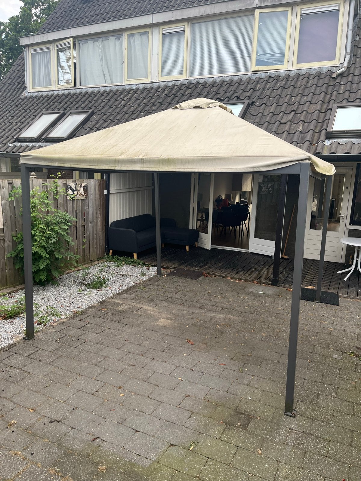 Gratis af te halen: Partytent 3x3 meter, Ophalen, Gebruikt, Partytent, Minder dan 4 meter