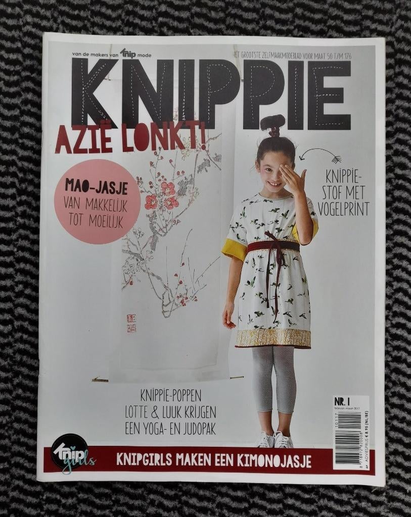 Knippie nummer 1 februari, maart 2017, ook baby (babynestje), Verzenden, Zo goed als nieuw, Kind, Knippie