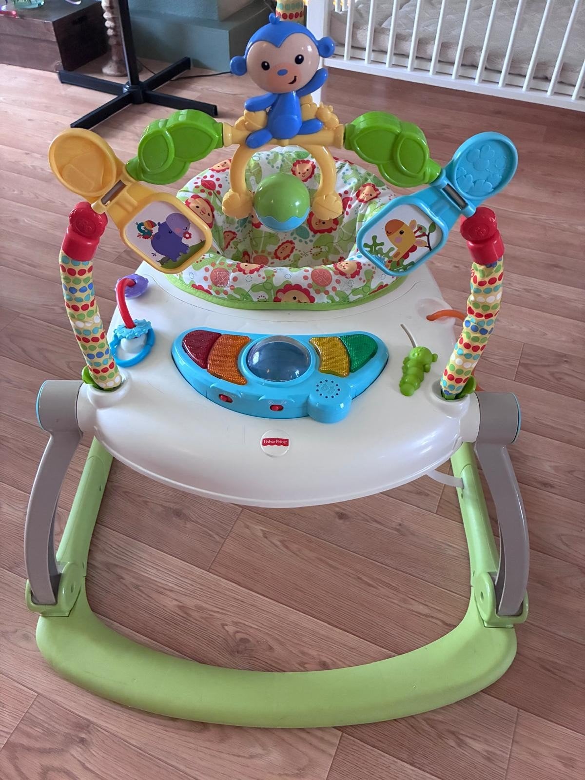 Fisher-Price Jumperoo - Rainforest Vriendjes, Kinderen en Baby's, Ophalen, Gebruikt, Overige typen, Met licht