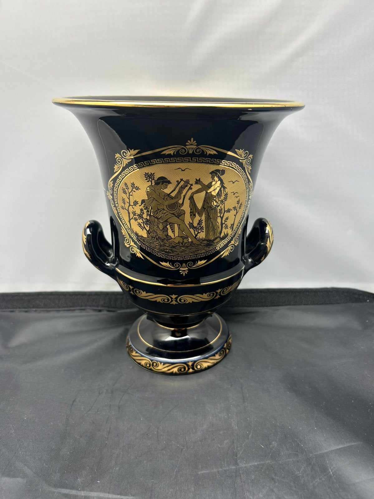 Vintage Adis Griekse Vaas - Handgemaakt met 24k Goud, Ophalen