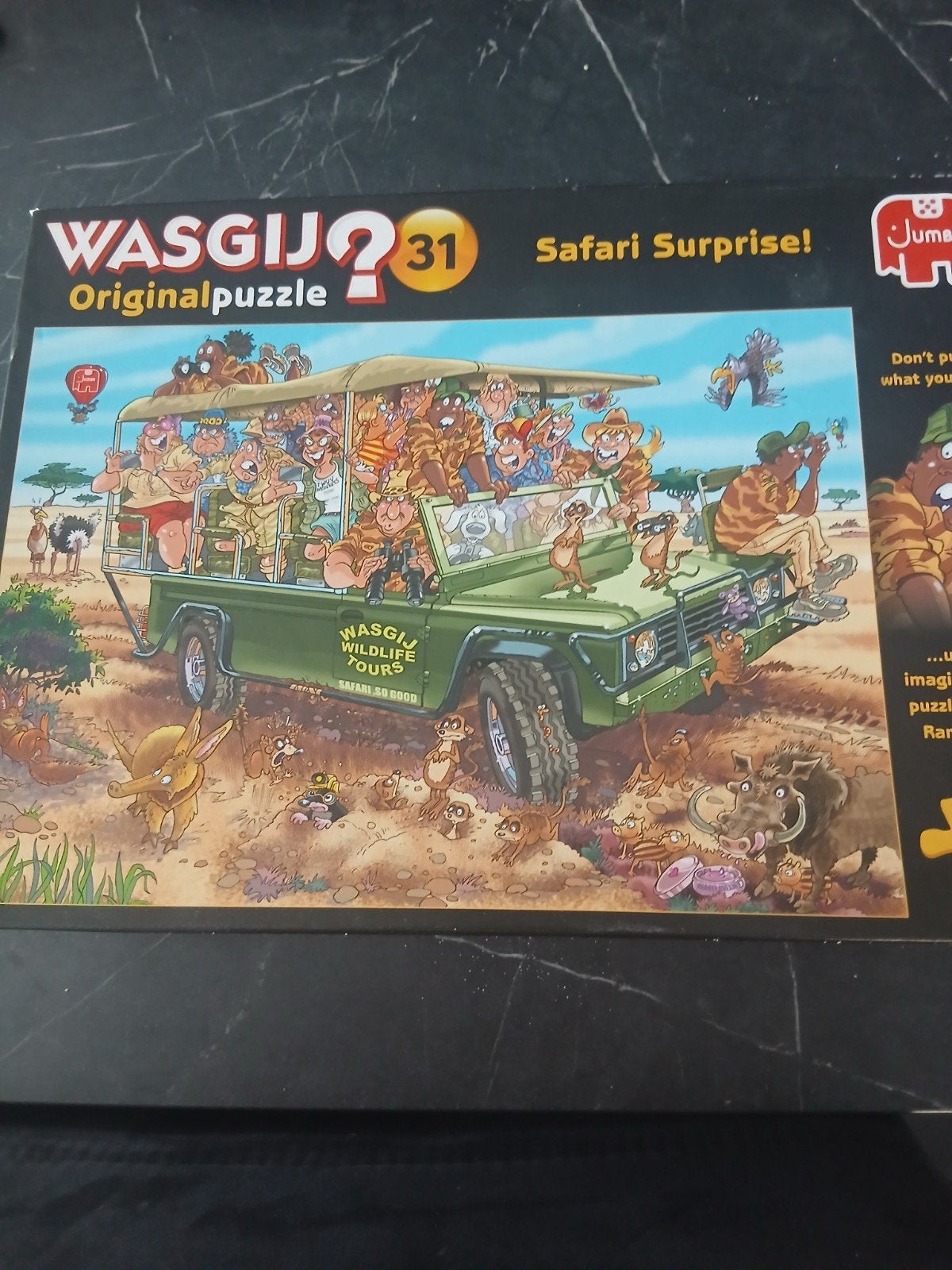 Wasgij original puzzle 31, Ophalen of Verzenden, 500 t/m 1500 stukjes, Zo goed als nieuw
